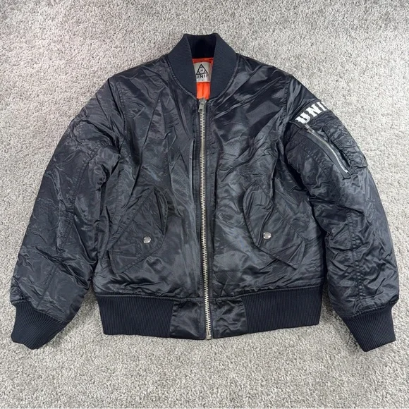 UNIF x Urban Outfitter Exclusive “WhaTever” Women’s Size: Small - Bomber Jacket - Picture 2 of 12